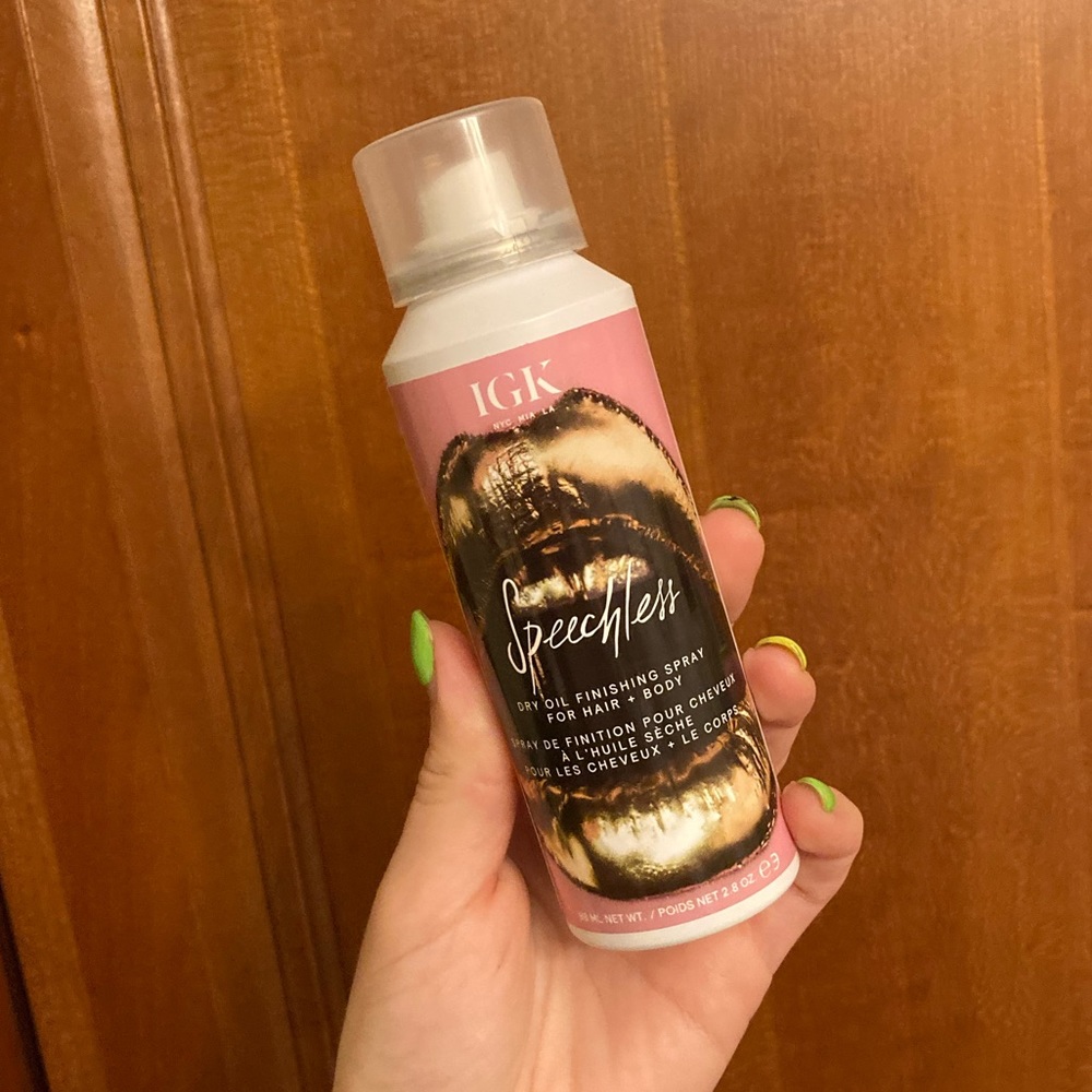 IGK Speechless Dry Oil Finishing Spray for Hair and Body BRAND NEW